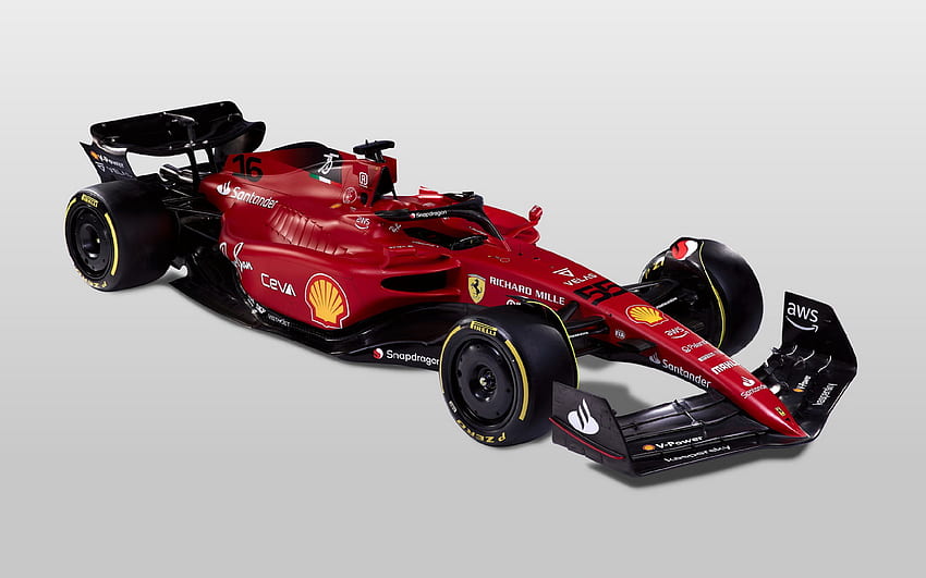 2022, Ferrari F1-75, Scuderia Ferrari, Formula 1, esterno, vista frontale, F1-75, F1 2022 auto da corsa, Ferrari Sfondo HD