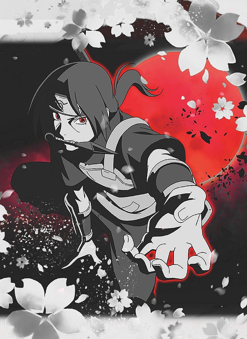 Download Red Blazing Shisui Uchiha Wallpaper