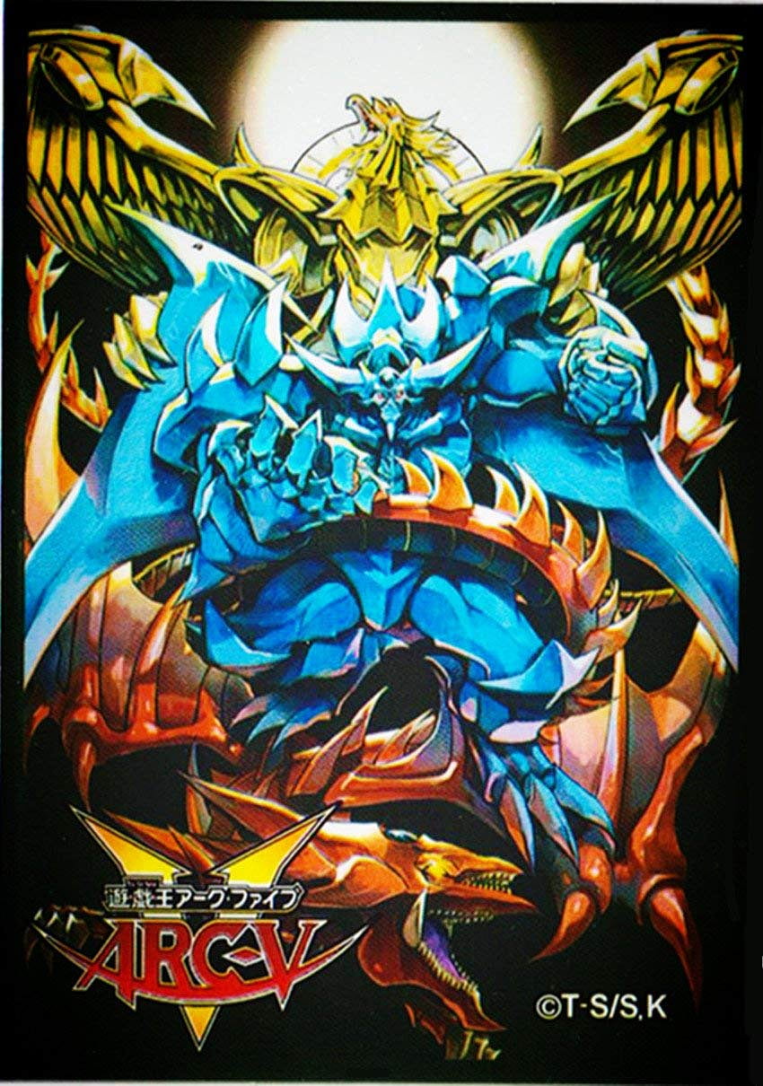 (50)yugioh Deck Protectors Arcv 3 Gods Card Sleeves, Yu-Gi-Oh! Egyptian God Cards HD phone wallpaper