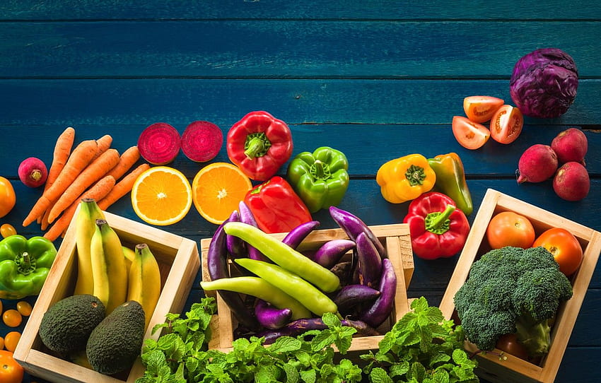 Greens, Fruit, Vegetables, Fruits - Fruits And Vegetables - & Background HD wallpaper