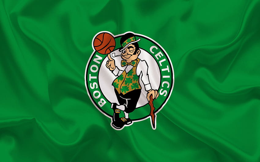 Logo Boston Celtics. Arrière-plan Fond d'écran HD