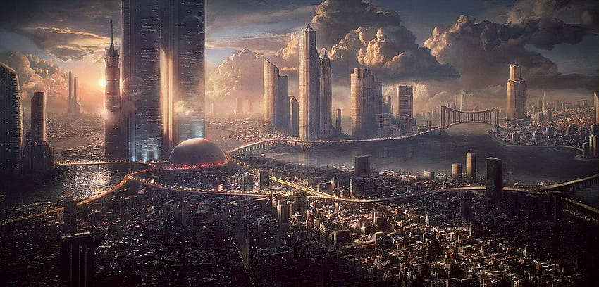 City of the Future, 샌프란시스코, CA []. 미래 도시, 공상 과학, 판타지 도시, 미래 문명 HD 월페이퍼