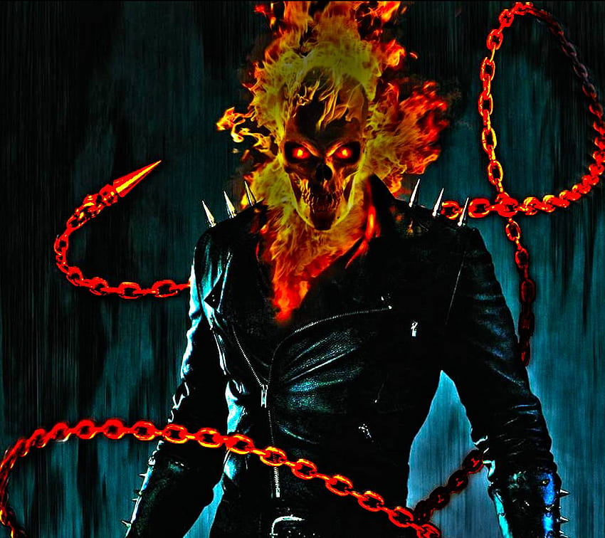 Ghost Rider 3D, Cooler 3D-Geist HD-Hintergrundbild
