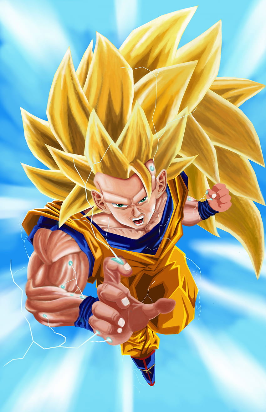 Goku SS3 real. Work In progress HD phone wallpaper