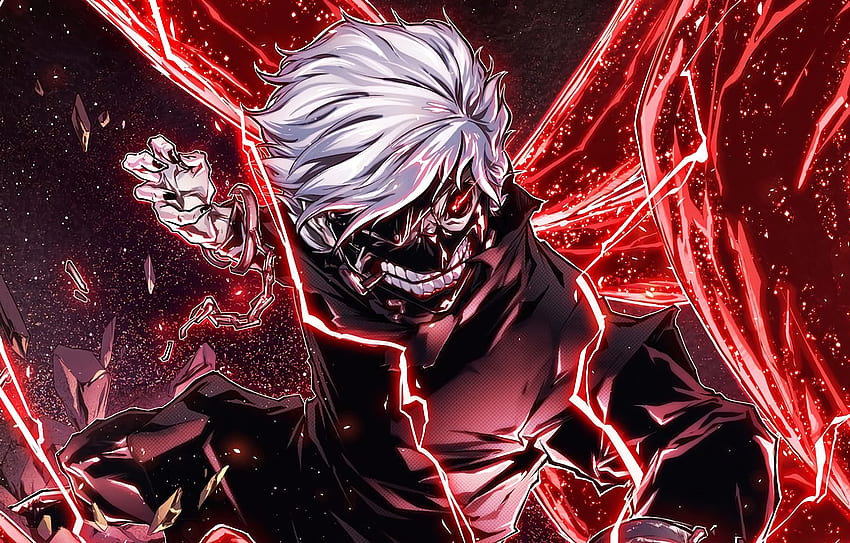 Ken Kaneki, wütender Anime-Junge HD-Hintergrundbild