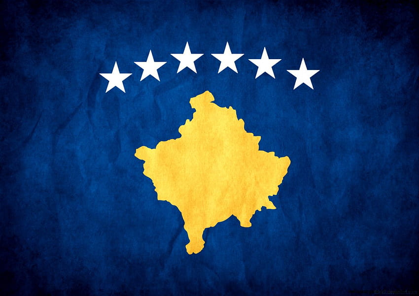 コソボの背景。 コソボの背景、NATO コソボとビル クリントン像コソボ、クールなボスニアの旗 高画質の壁紙