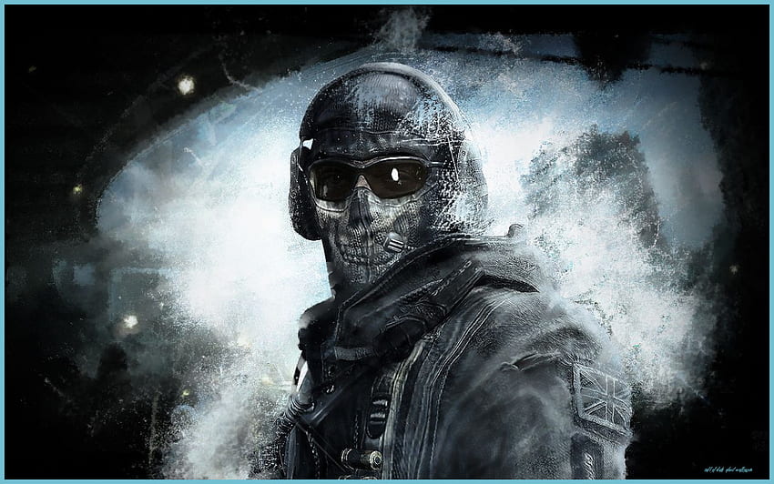 Call Of Duty Ghost Awesome Cod Ghosts By - Call Of Duty Ghost, Modern Warfare Ghost HD wallpaper