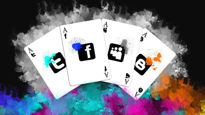Aces Social Network Aces Myspace Background - Cool Social Media Background - - HD wallpaper