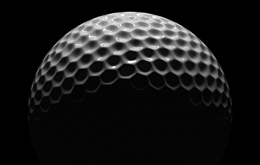 white, black, golf, ball for , section текстуры - HD wallpaper