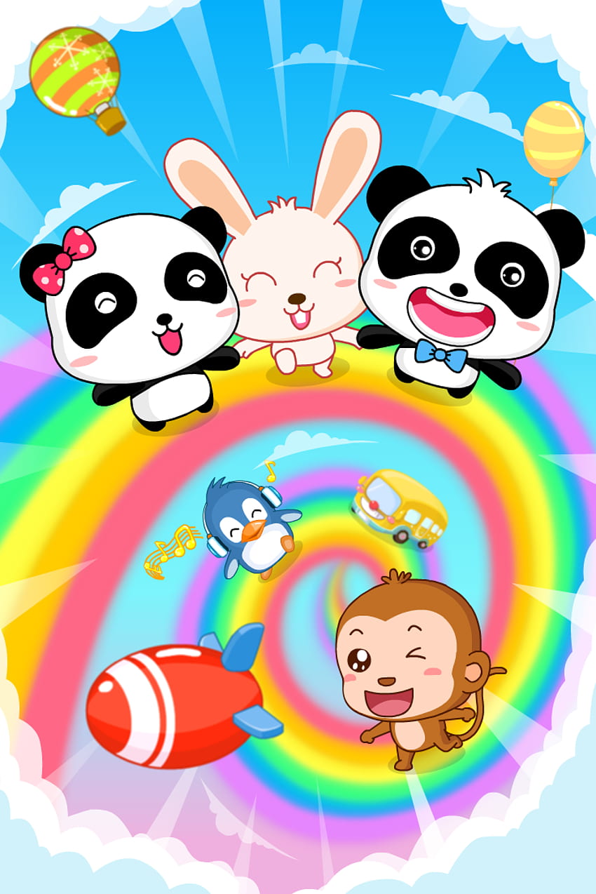 Idee per feste babybus. festa del panda, compleanno del panda, festa del compleanno del panda Sfondo del telefono HD
