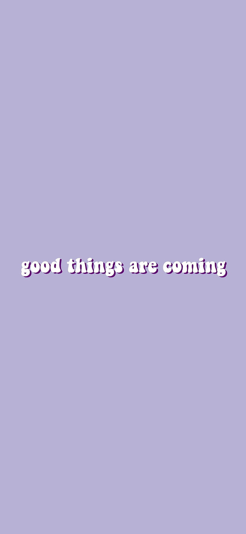 good things are coming !. iPhone yellow, Cartoon , Pattern HD phone wallpaper