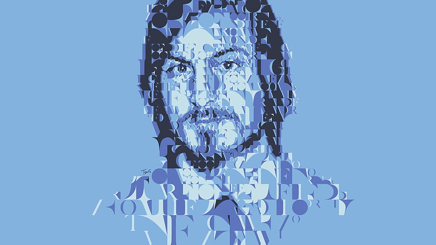 Steve Jobs Mavi Yüz Sanatı , Sanatçı HD duvar kağıdı
