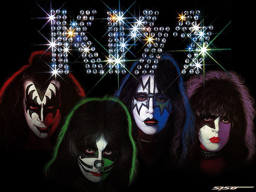 Kiss - Background Kiss Rock Band - - HD wallpaper