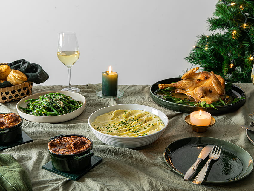 How to Plan a Smaller Holiday Menu for 2 (or 1), Holiday Dinner HD wallpaper