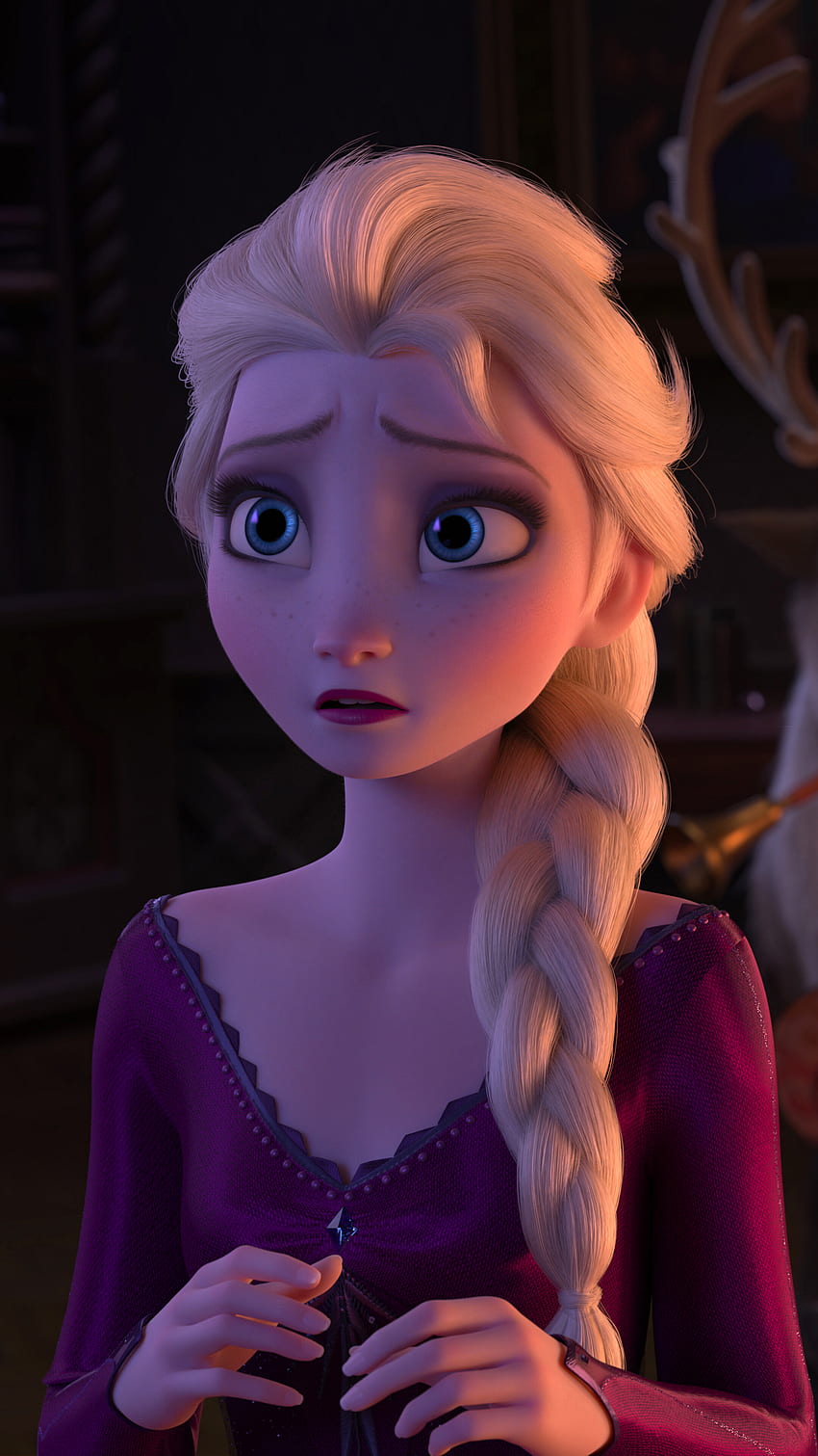 Frozen 2, Elsa, Olaf, Anna phone, y Elsa rosa Frozen fondo de pantalla del teléfono