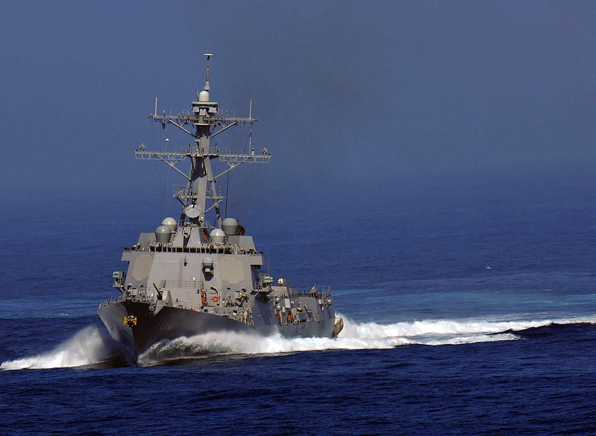 USS Kidd, blu, mare, nave, cacciatorpediniere, nave da guerra, marina, guerra, americano, guidato, cielo, kidd, missile, uss Sfondo HD
