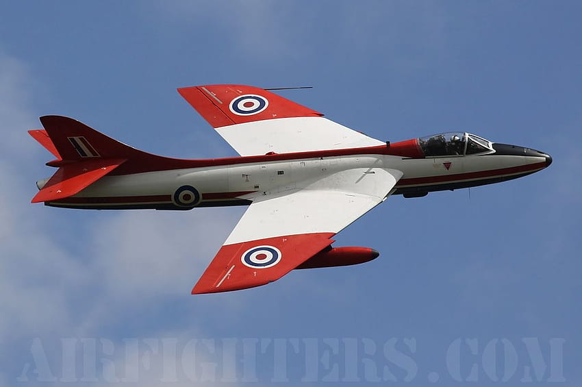Hawker Hunter, brytyjski, Królewskie Siły Powietrzne, Raf Tapeta HD