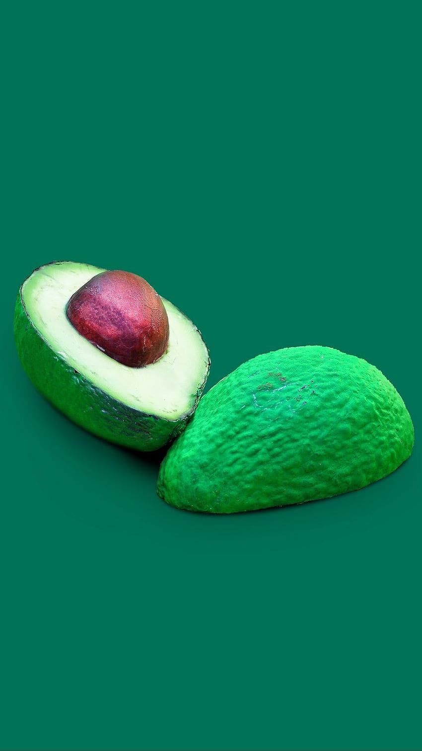 Avocado, Fruit, Exotic, Half, Green Iphone 8 7 6s 6 For Parallax Background HD phone wallpaper