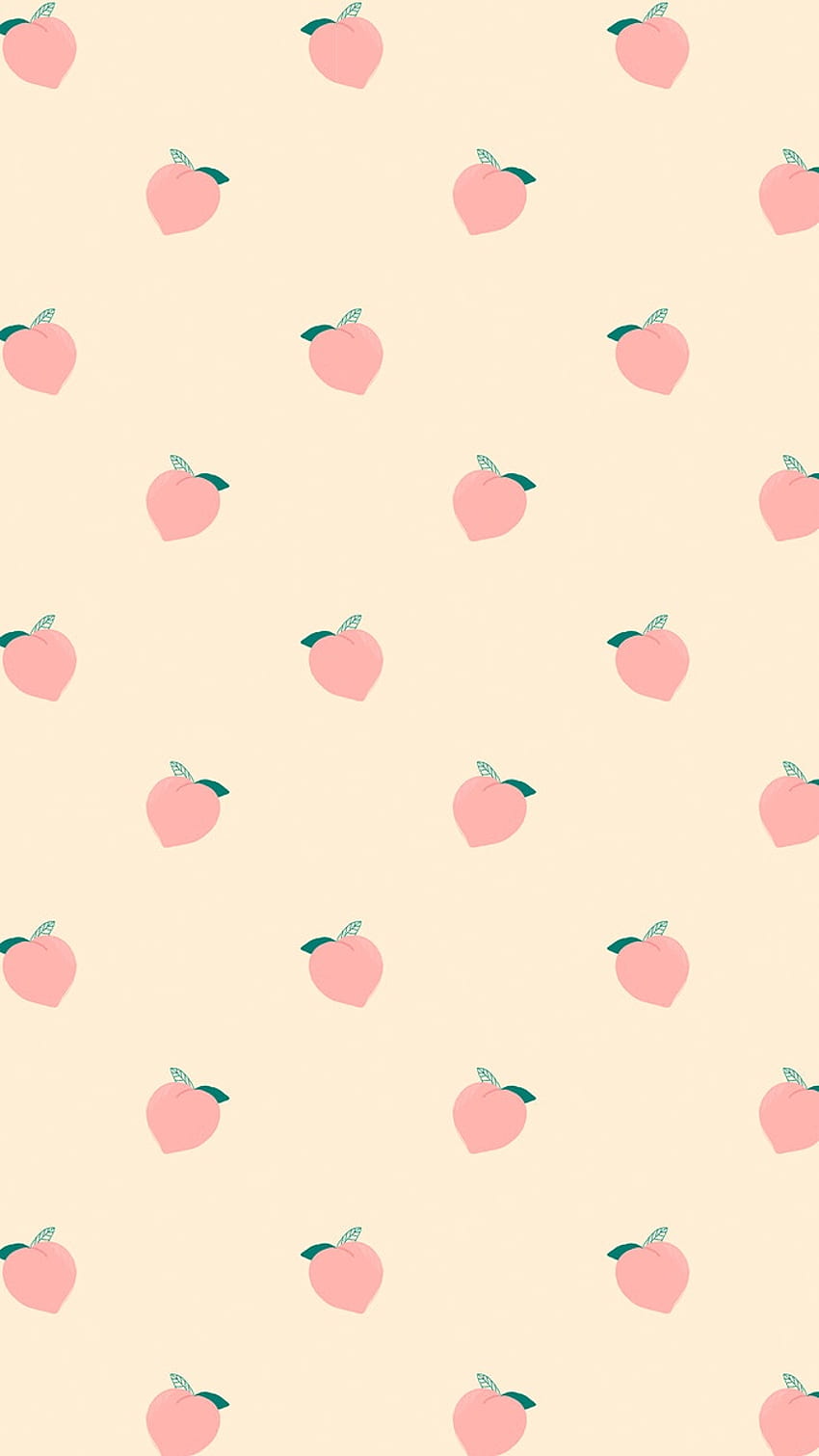 Peach Seamless Pattern Peach Wallpaper Peaches With Green Leaves And  Blossom On Light Cream Background Royalty Free SVG Cliparts Vectors And  Stock Illustration Image 58042966