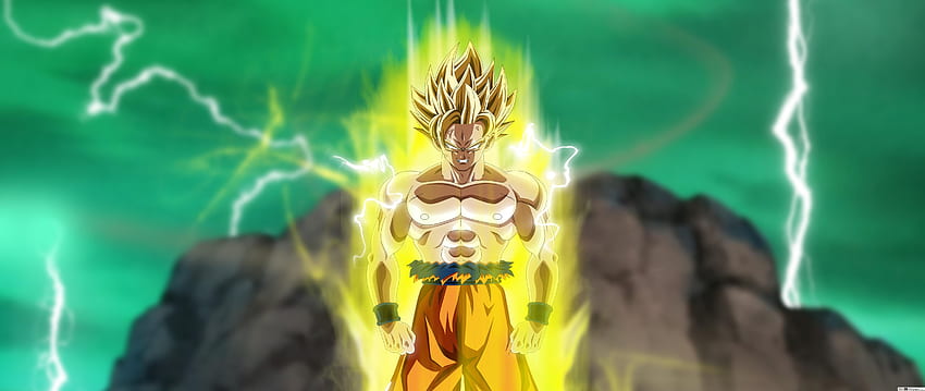 Goku Transform To Super Saiyan 2 - Namek Saga, Goku Green HD wallpaper