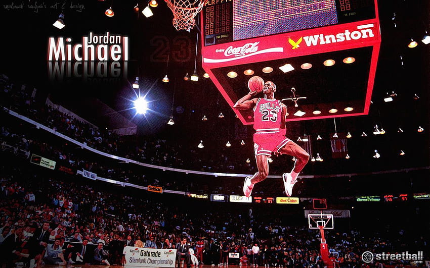Michael Jordan Dunk, NBA Dunk HD wallpaper