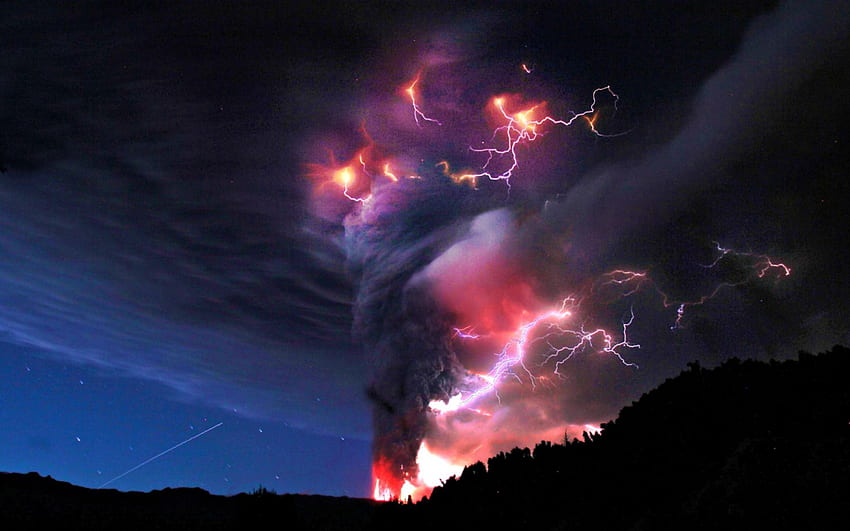 Volcanic Lightning in 2020. Nature, Natural phenomena, Volcanic Storm HD wallpaper