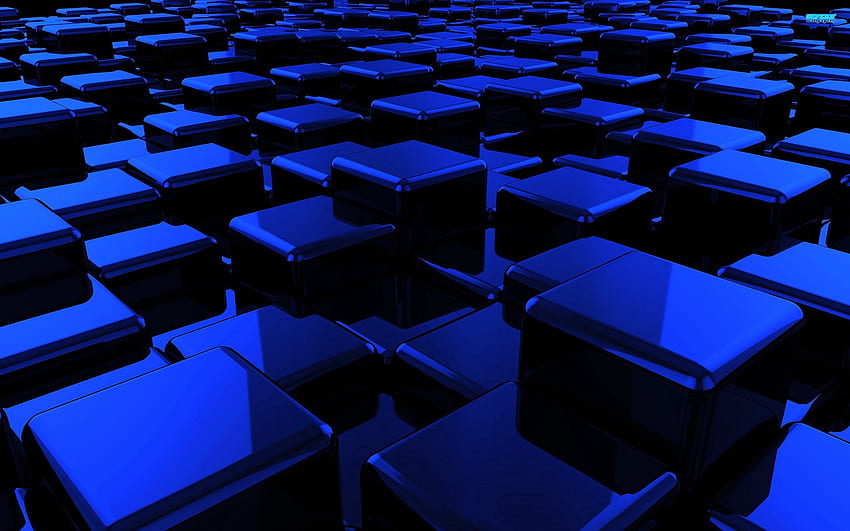 3D, Surface, Shadow, Squares, Cube HD wallpaper