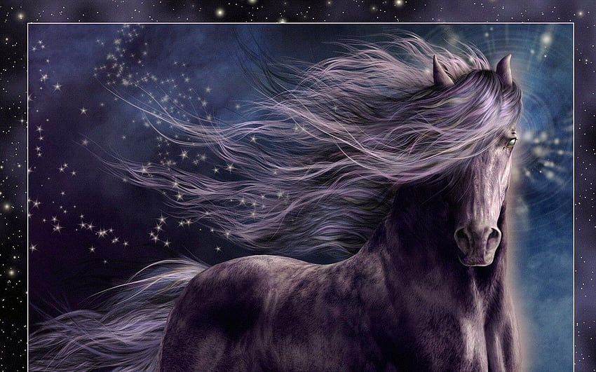 Running Horse Mobile - Smoky Effect Wallpaper Download | MobCup