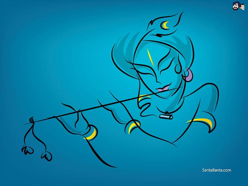 Hindu Gods & Goddesses Full &, Krishna Flute HD wallpaper | Pxfuel
