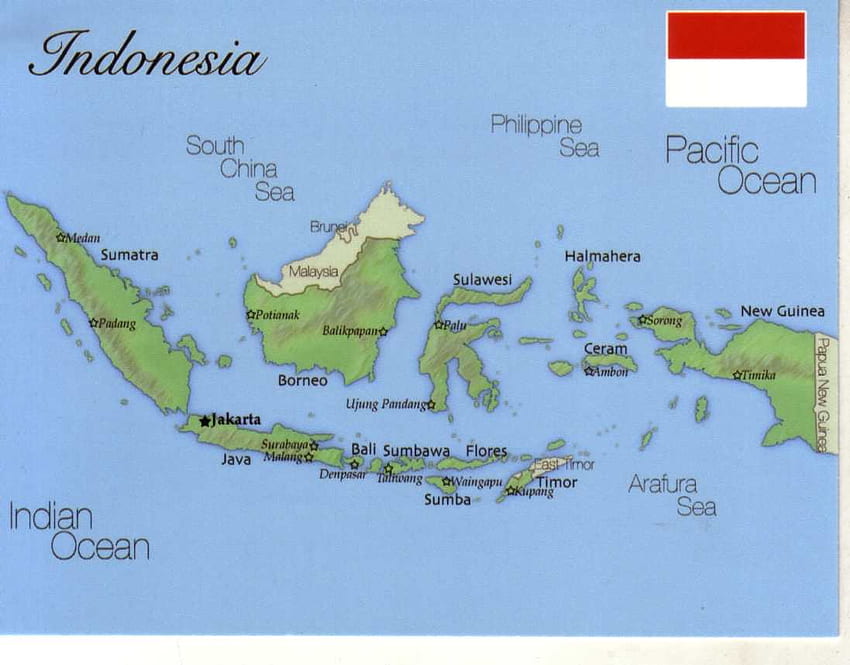 Children's map, Indonesia Map HD wallpaper