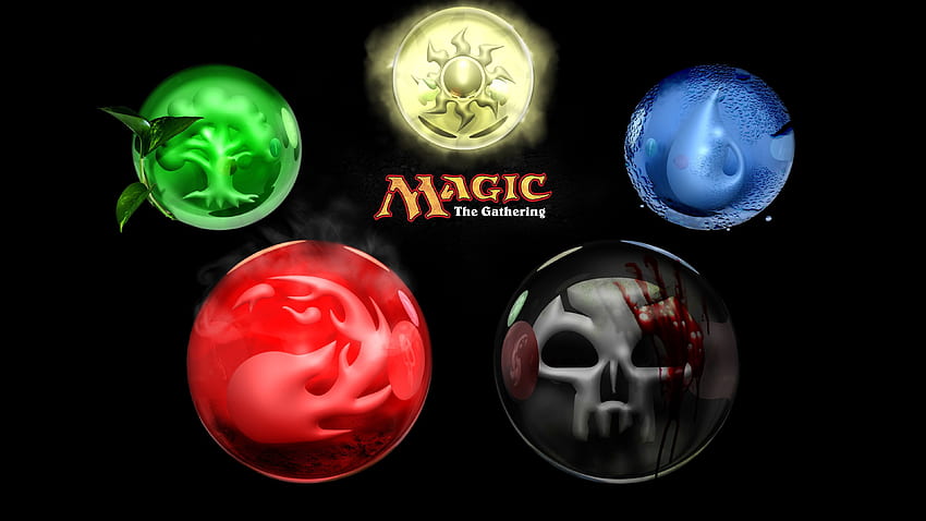 Игра - Magic: The Gathering Colors 3D Element Game, Card Magic HD тапет