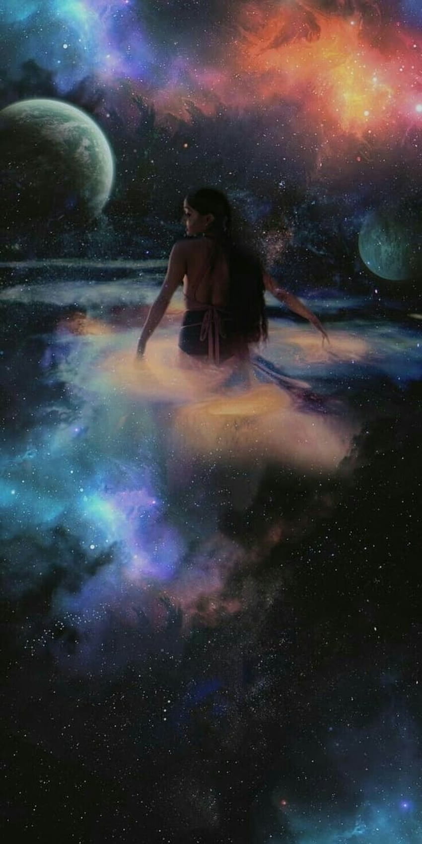 Goddess Of The Universe , Spiritual Woman HD phone wallpaper