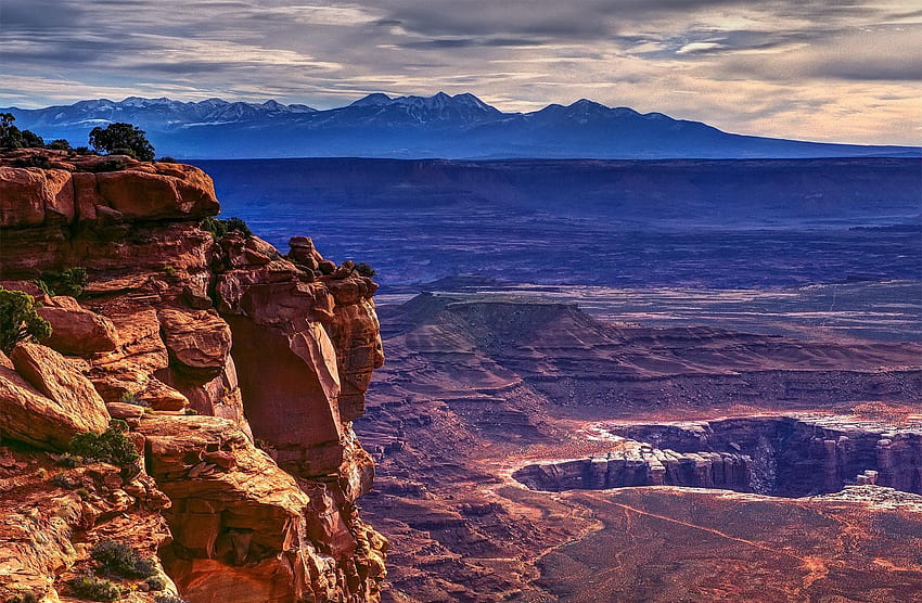 canyonlands, National, Park, Near, Moab, Utah, Desert, Landscape HD wallpaper