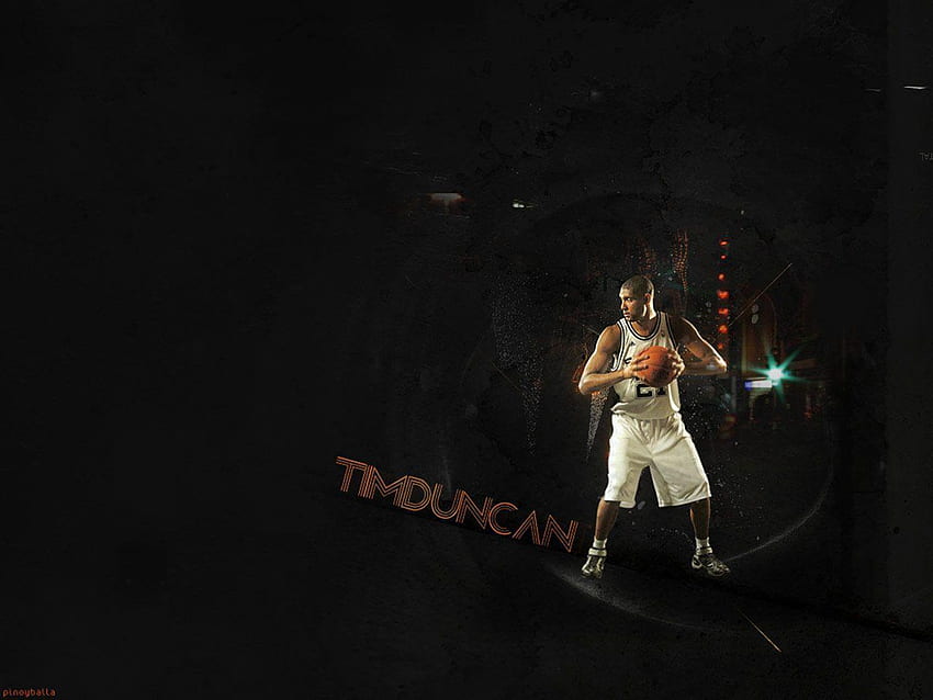 Tim Duncan San Antonio Spurs. Basketball HD-Hintergrundbild