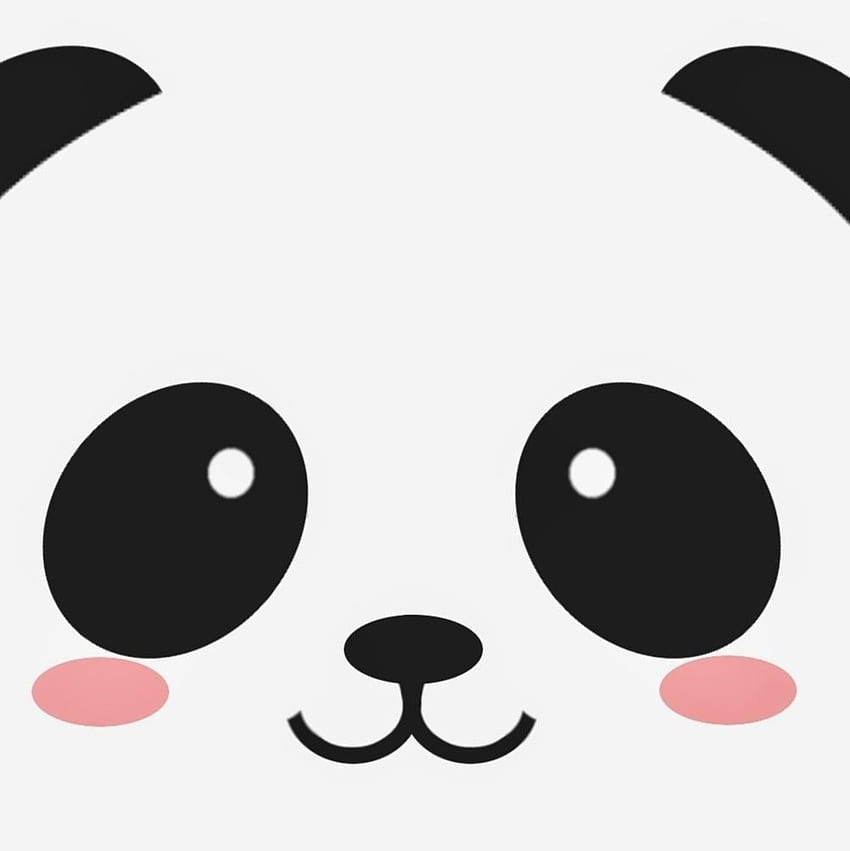 Glitter Panda - Google+, Kawaii Face HD phone wallpaper