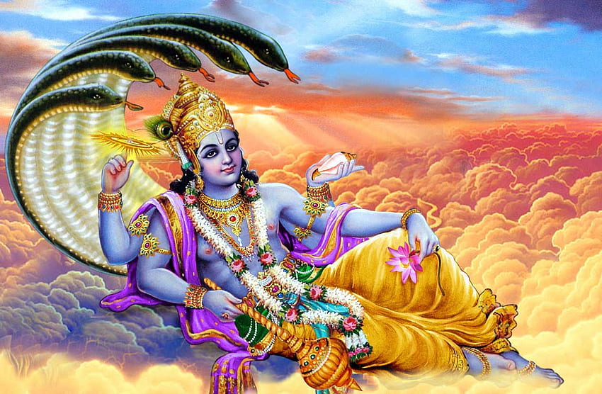 Lord Vishnu . God Vishnu, Indian Gods and Goddesses HD wallpaper