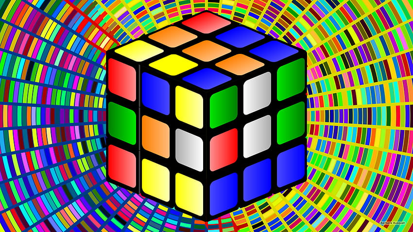 Rubiks cube - Barbara's, Cool Rubik HD wallpaper