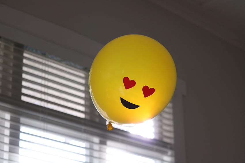 Cinta, Miscellanea, Miscellaneous, Balon, Senyum, Emoticon, Smiley, Kebahagiaan Wallpaper HD