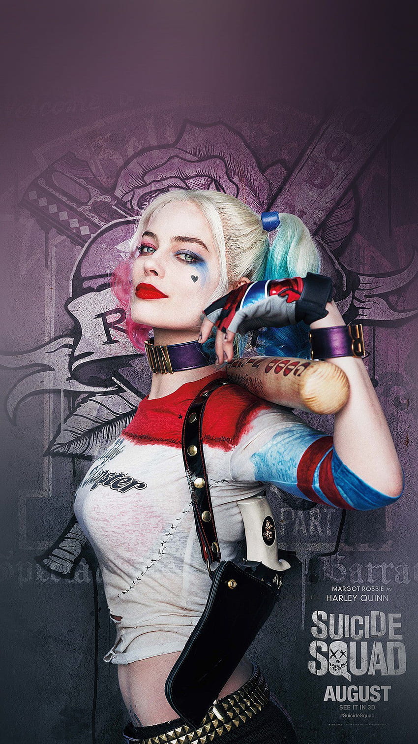 iPhone7 . Selbstmordkommando Poster, Art Harley Quinn Suicide Squad HD-Handy-Hintergrundbild