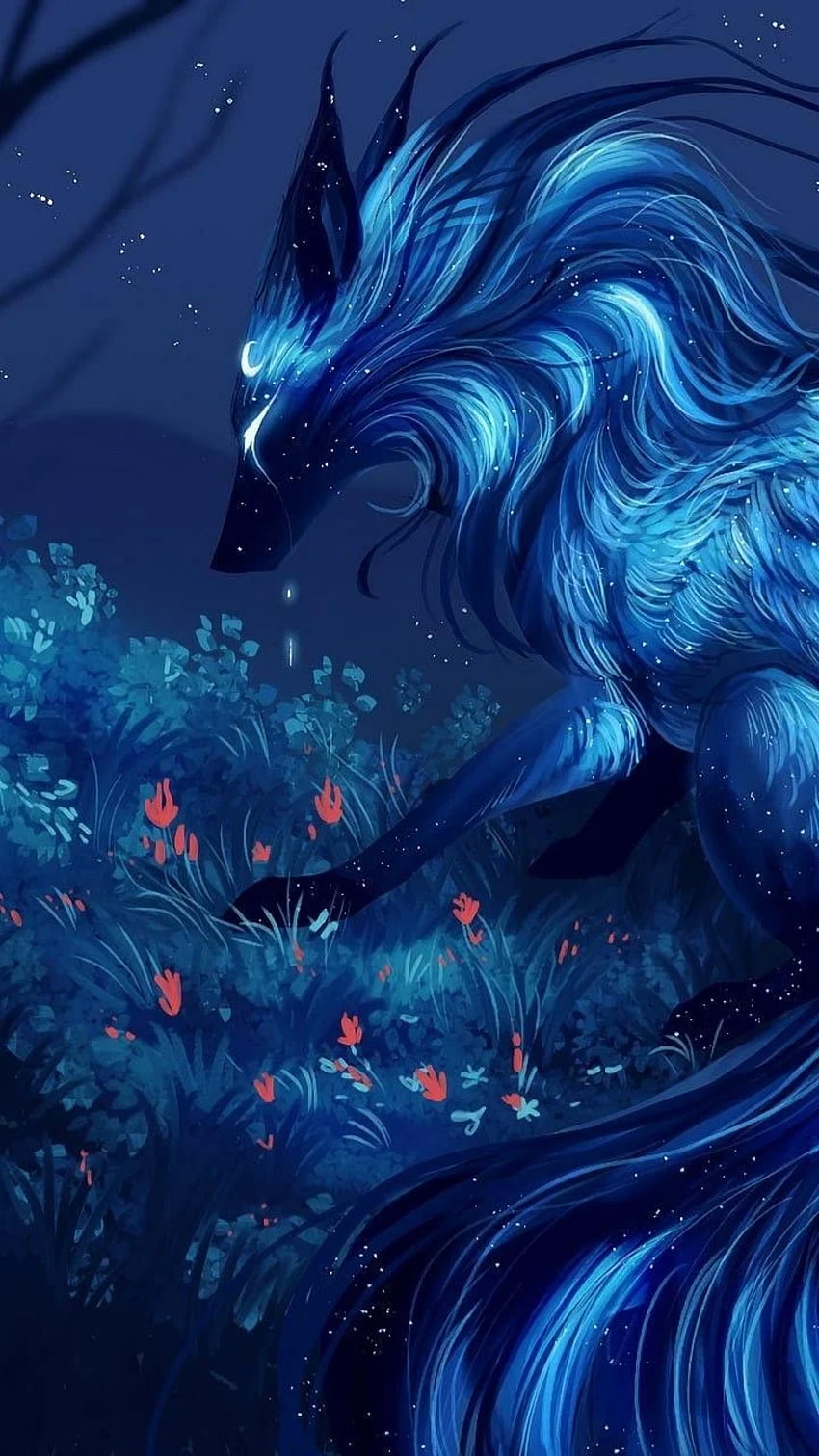 Galaxy Fox❤❤. Mythical creatures art, Cute fantasy creatures, Mystical animals, Wolf and Fox HD phone wallpaper