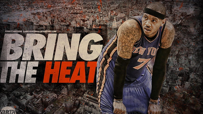 Carmelo Anthony nba New York Knicks HD-Hintergrundbild