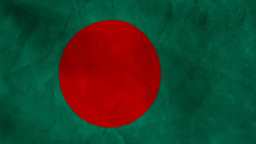 National Flag Of Bangladesh Grunge Background Stock - Circle HD wallpaper