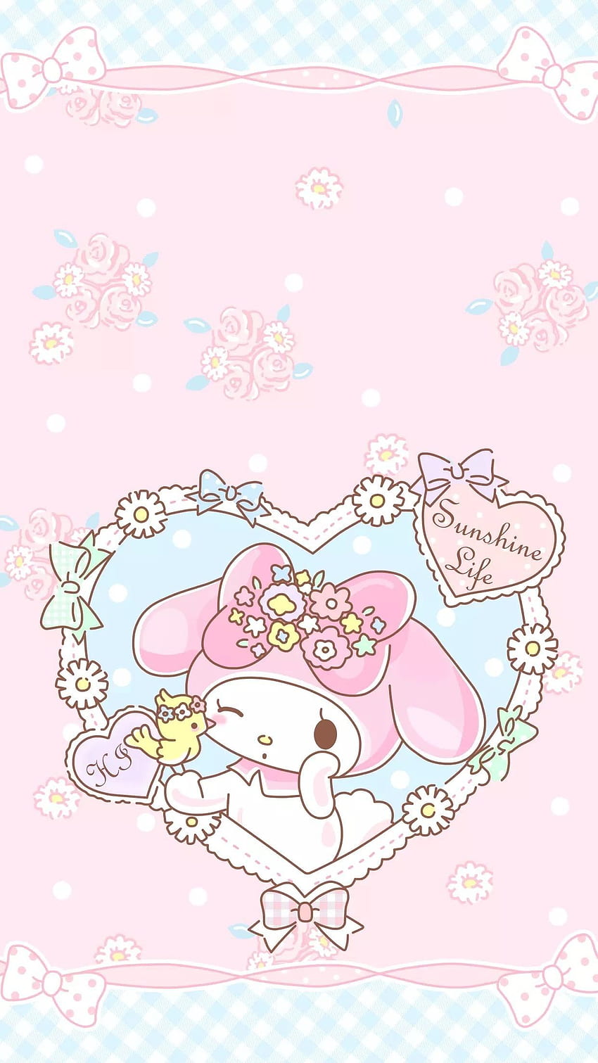 Sanrio , My Melody , Kawaii - My Melody Pastel Arkaplan - - HD telefon duvar kağıdı