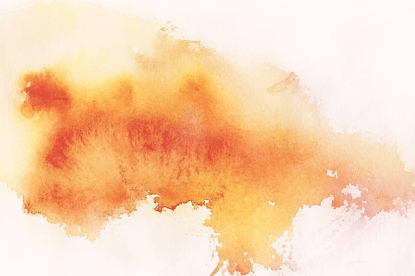 Architects Paper «Water Color Orange, Water Paint HD wallpaper