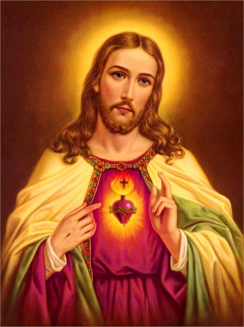 Sacred Heart Of Jesus HD phone wallpaper