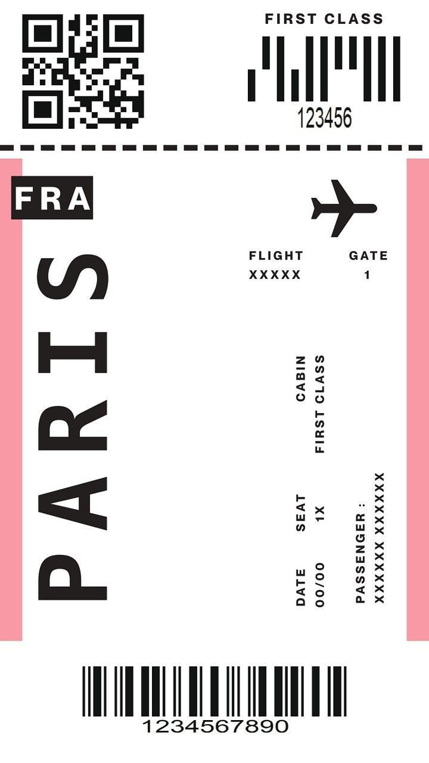 Paris Flight Ticket Phone en 2020. Diseños del fondo de pantalla, Fondos de pantalla reggae, Diseño de pegatina Sfondo del telefono HD
