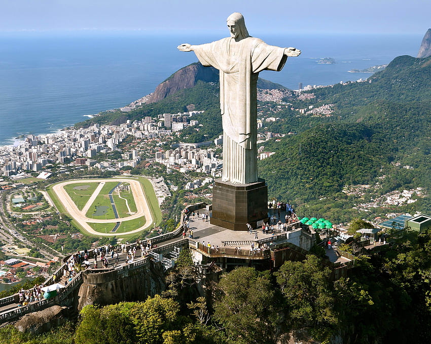리우데자네이루 브라질 기념물 도시, 브라질 국가 HD 월페이퍼