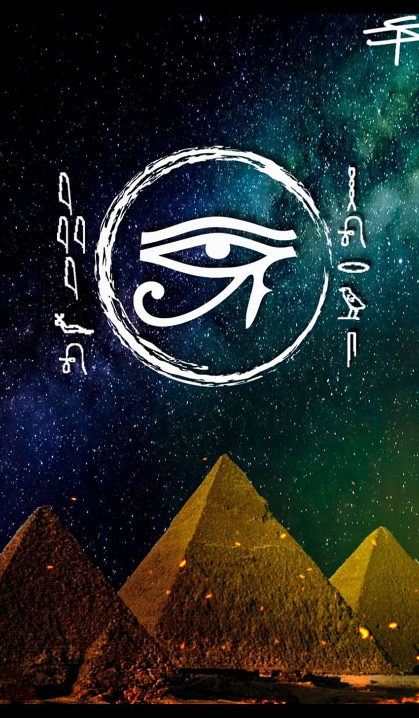 Oeil d'Horus iPhone, oeil égyptien Fond d'écran de téléphone HD
