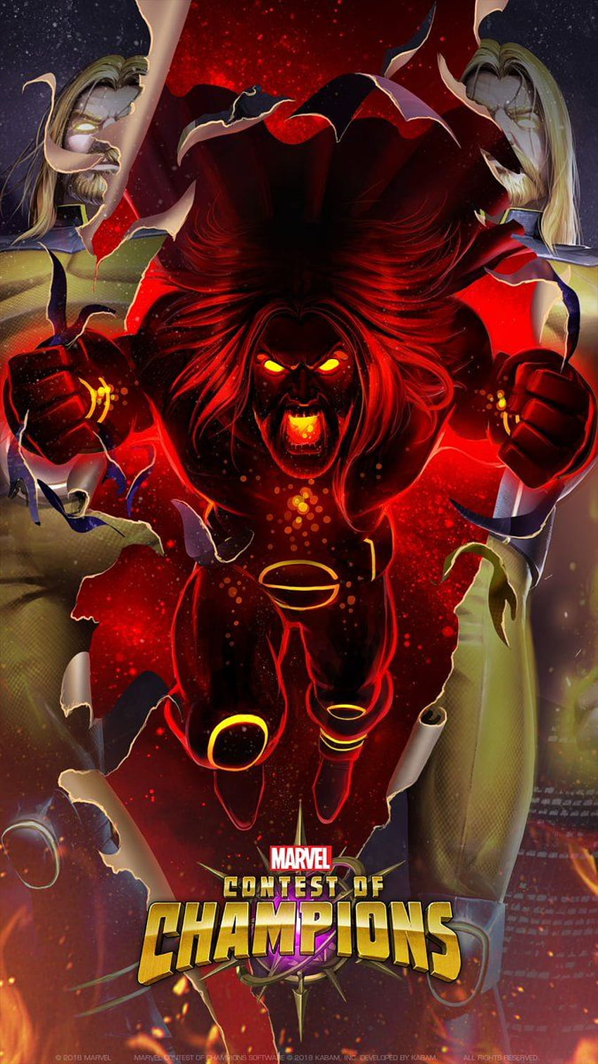 Marvel Contest of Champions - This Void will unleash the darkness on your mobile device. Arenas have begun!, Sentry HD phone wallpaper