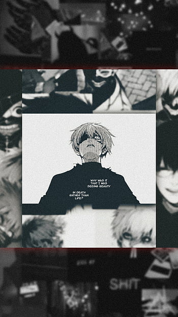 Kaneki Ken Lockscreen // Tokyo Ghoul // @SHINEDlTS on Twitter